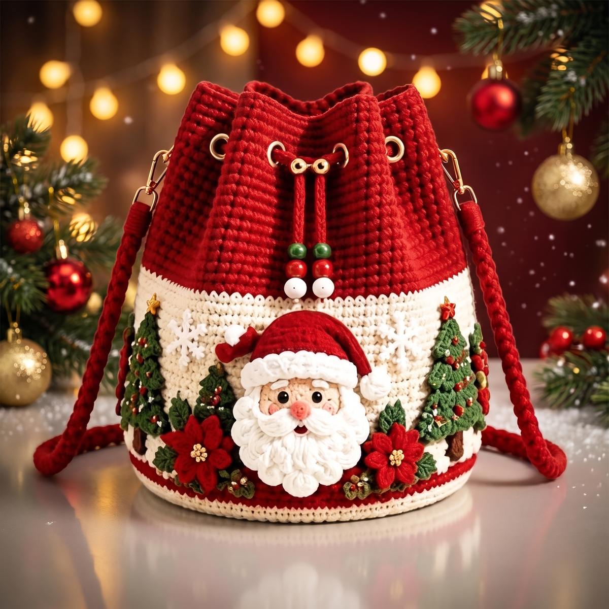 Christmas Bucket Bag